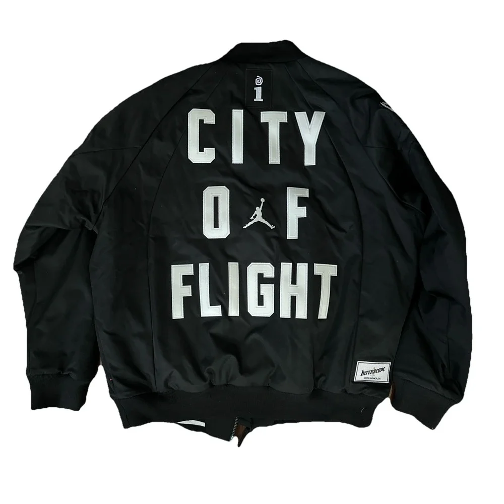 Nike Jordan x Interscope Record City Of Fight AJ23 Bomber Jacket Rare Limited XL